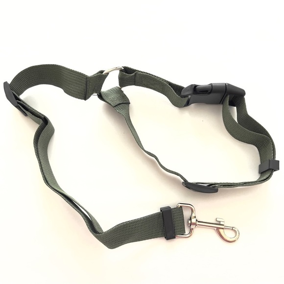 New Dog Safety Strap For Car / Truck / Auto Army Green - Picture 3 of 7